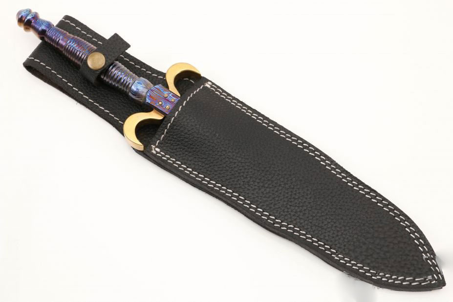 Curved Blade Masterpiece MokuTi Kris Dagger - Image 3