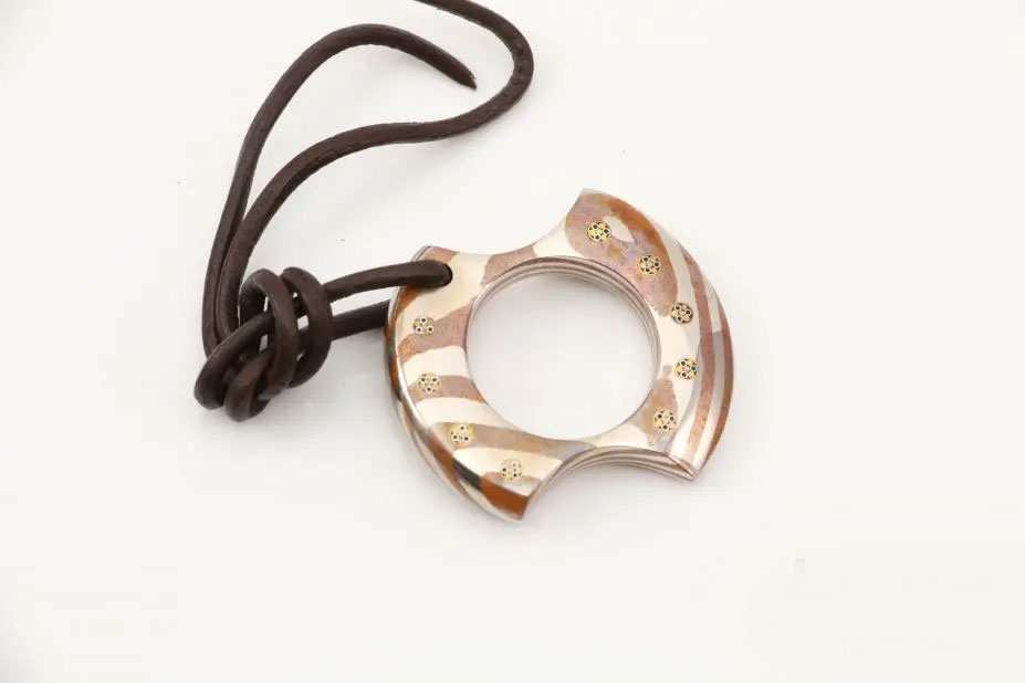 Mokume Knuckle Ring - Image 2