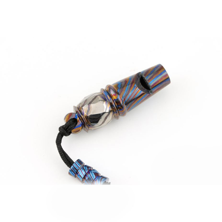 Black Timascus Whistle