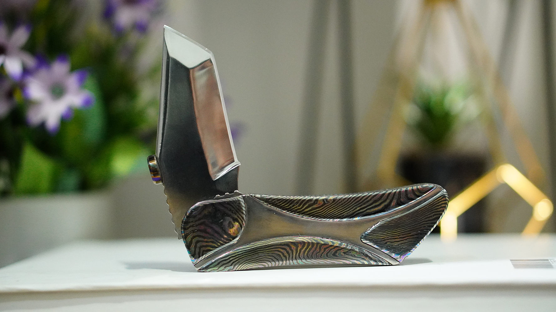 Hidden Hardware Folding Knife with TC4 Titanium - Image 2