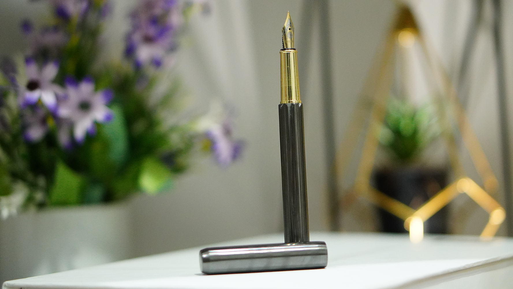 Zirconium Anodized Luxury Fountain Ink Pen - Image 2
