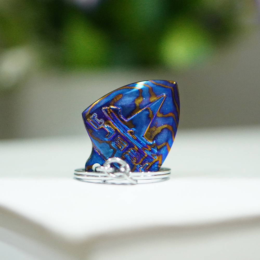 Custom Timascus Keychains – Handcrafted Titanium Accessories - Image 3