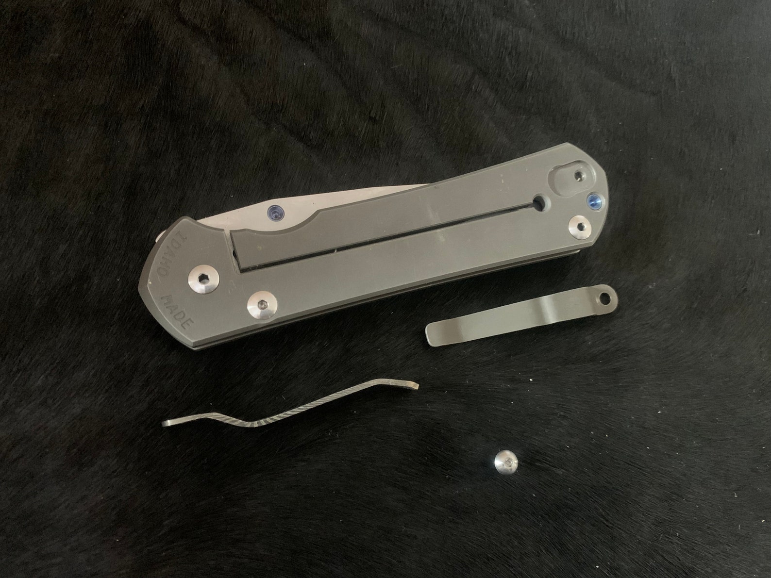 Stainless steel Damascus pocket clip 2.5 EDC - Image 4