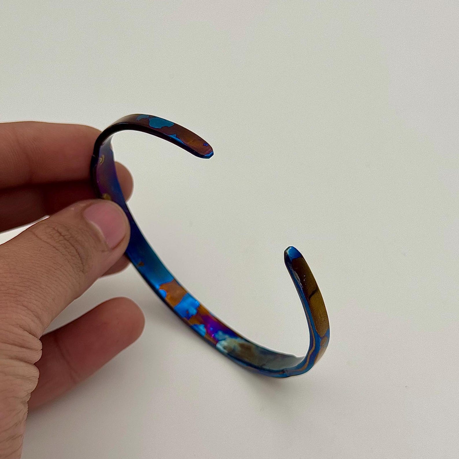 Timascus Bracelet Men Bracelet MokuTi Bracelet Handmade Bracelet Timascus Cuff Bracelet Jewelry elry Viking Modern Bangle Bracelet Men's Jewelry elry - Image 4