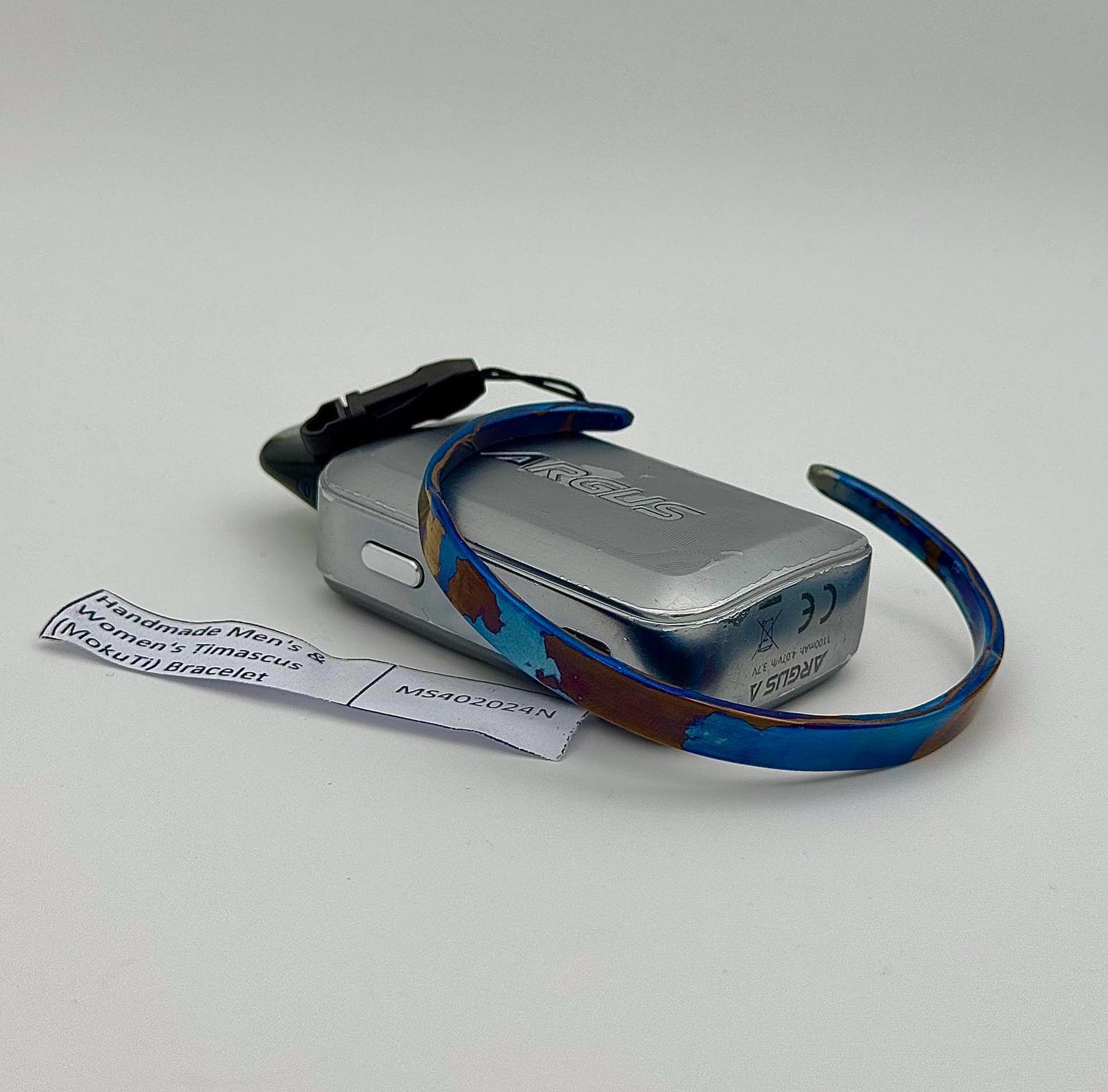 Timascus Bracelet Men Bracelet MokuTi Bracelet Handmade Bracelet Timascus Cuff Bracelet Jewelry elry Viking Modern Bangle Bracelet Men's Jewelry elry - Image 9