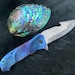 SanMai Damascus Blade Timascus Folding Knife - Image 2