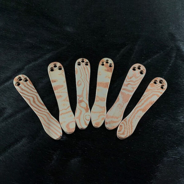 Mokume Gane Deep Carry Clip Spyderco