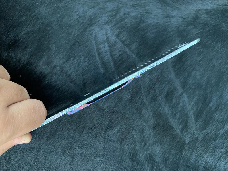 Titanium NiobiuTi Beard Comb Hand Made Pocket Comb - Image 6