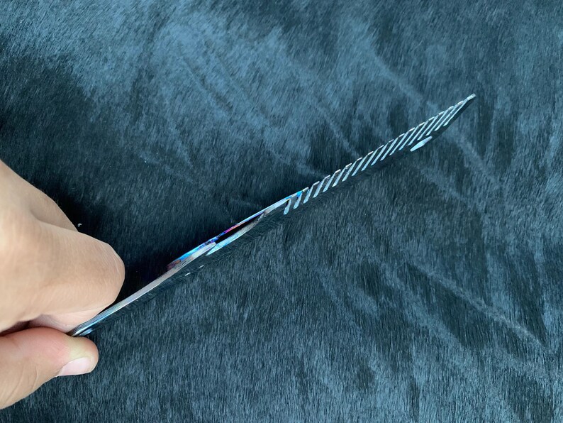 Titanium NiobiuTi Beard Comb Hand Made Pocket Comb - Image 7