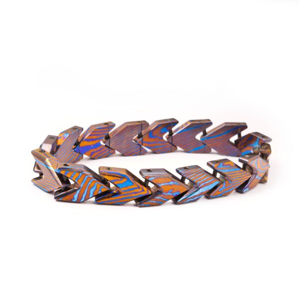 Timascus Flexible Arrowhead Bracelet | Medium–Large