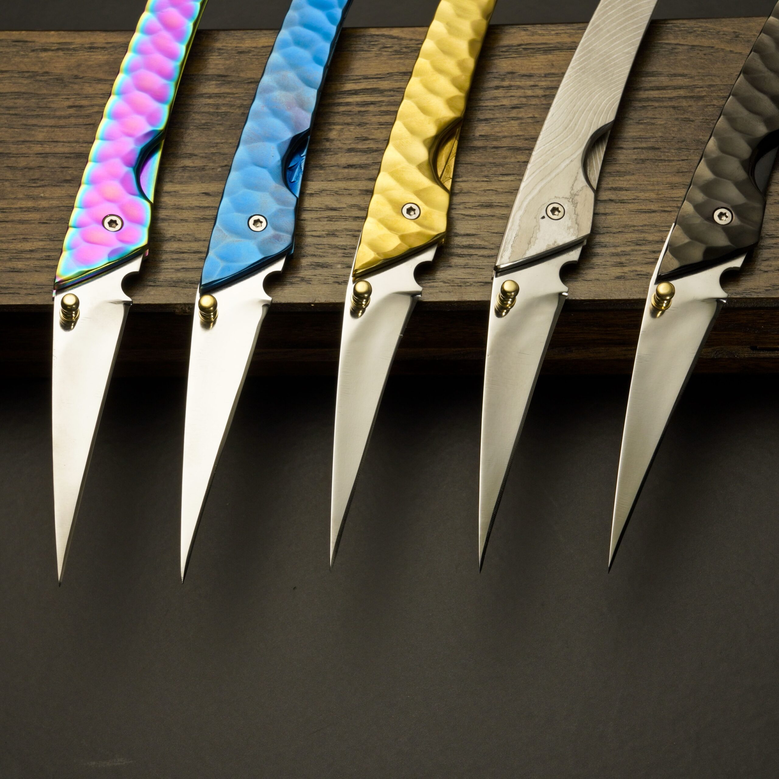 Premium Titanium Scale Folding Knife | D2 Tool Steel Blade | Frame Lock EDC - Image 3